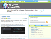 Tablet Screenshot of deckerix.com